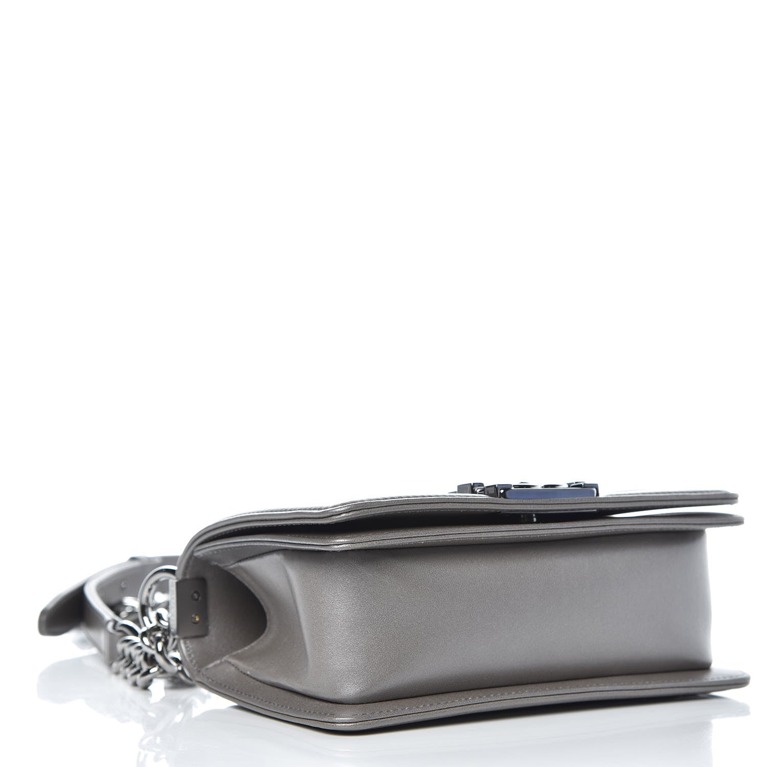 Chanel Galuchat Stingray Small Boy Flap Silver 4 of 6