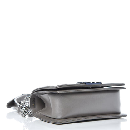 Chanel Galuchat Stingray Small Boy Flap Silver 4 of 6