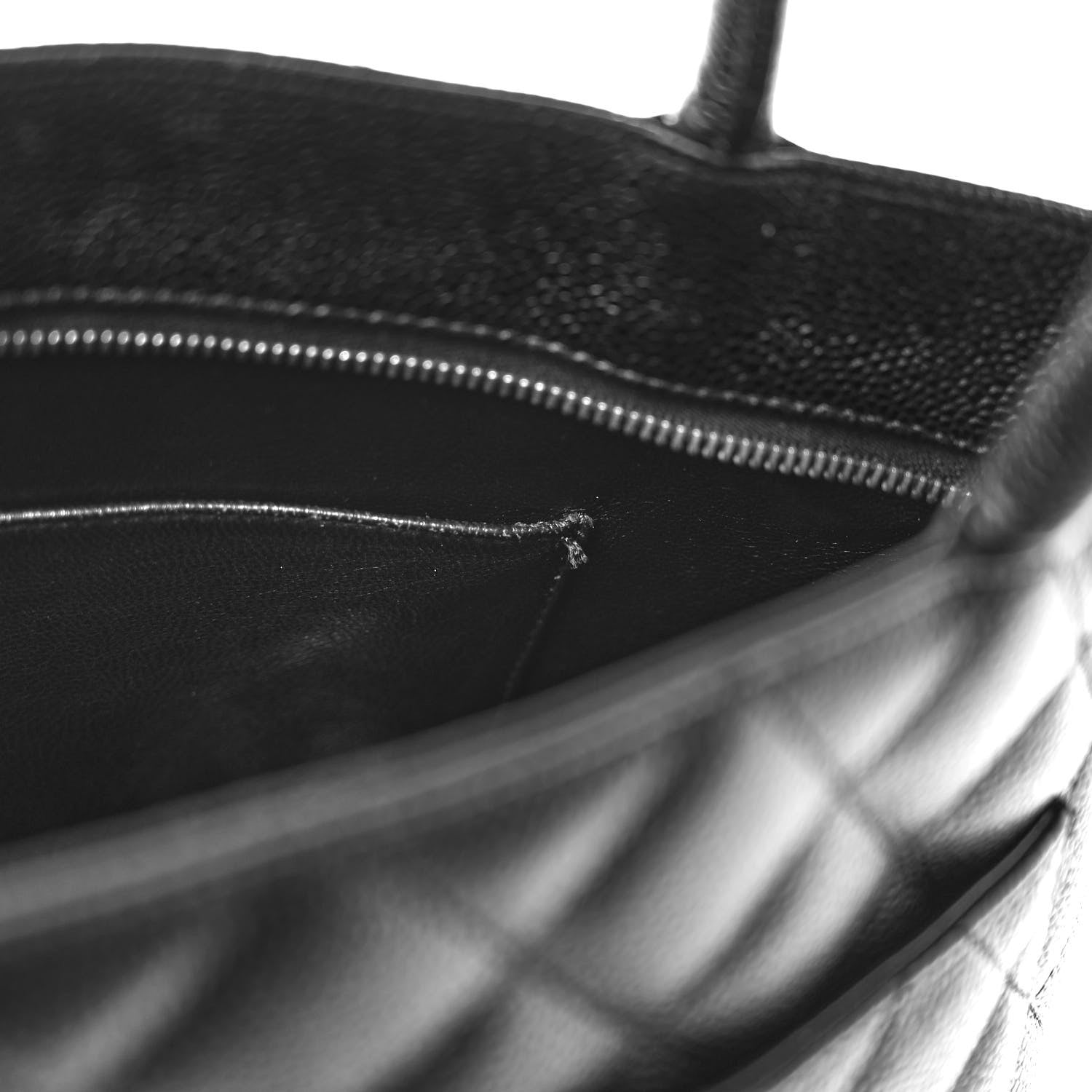 Chanel Caviar Quilted Medallion Tote Black 11 of 11