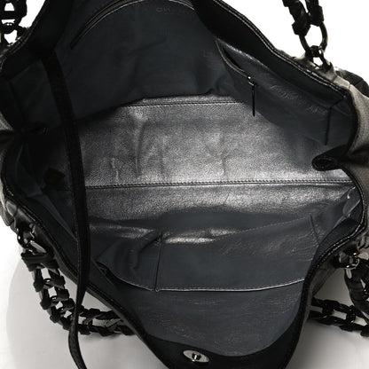Chanel Glazed Caviar Modern Chain Tote Black 5 of 10