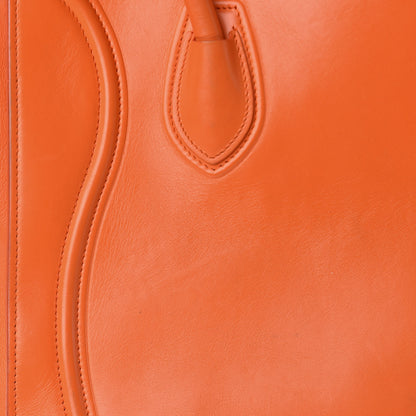Celine Supple Calfskin Medium Phantom Luggage Orange 15 of 24