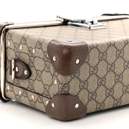 Gucci GG Supreme Monogram Globe-Trotter Beauty Case Brown 9 of 10