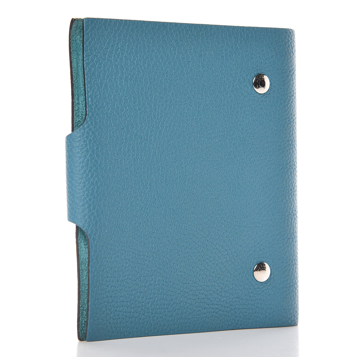 Hermes Togo Ulysse PM Agenda Cover Turquoise 3 of 13