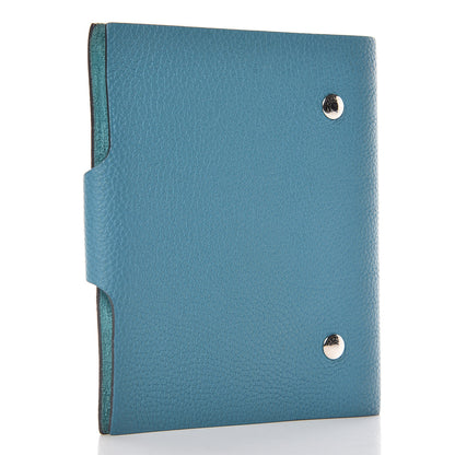 Hermes Togo Ulysse PM Agenda Cover Turquoise 3 of 13