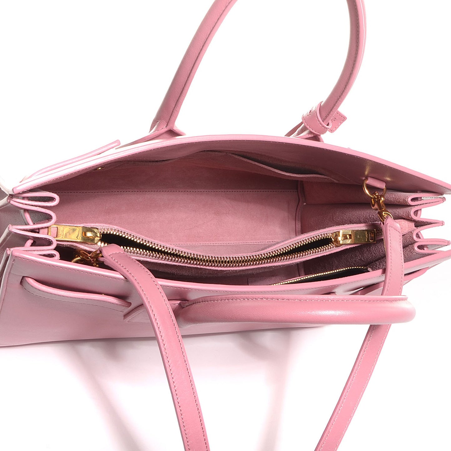 Calfskin Small Sac De Jour Dark Rose