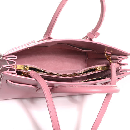 Saint Laurent Calfskin Small Sac De Jour Dark Rose 5 of 9
