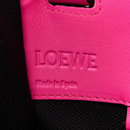 Loewe Calfskin Small Hammock Shoulder Bag Shocking Pink White 6 of 15