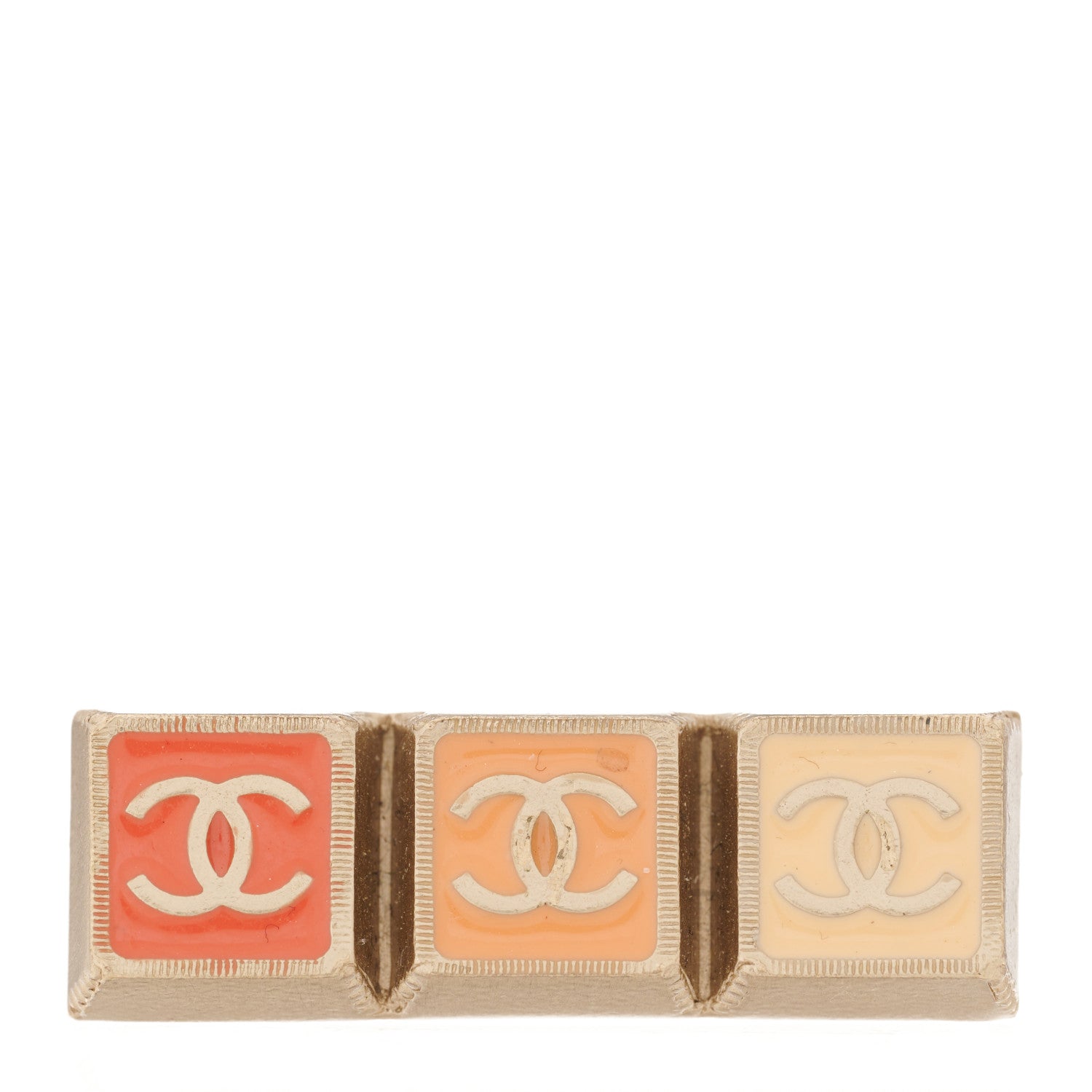 Chanel Resin CC Brooch Multicolor 1 of 4
