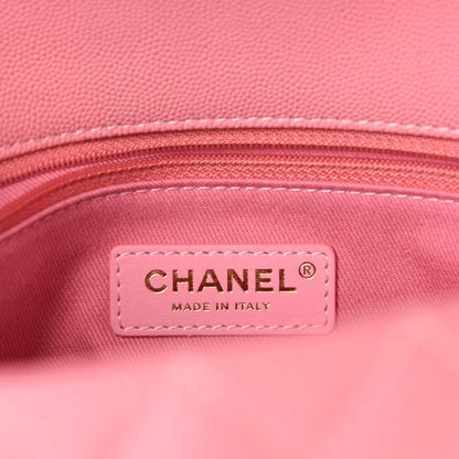 Chanel Caviar Quilted Small Coco Handle Flap Pink 8 of 11