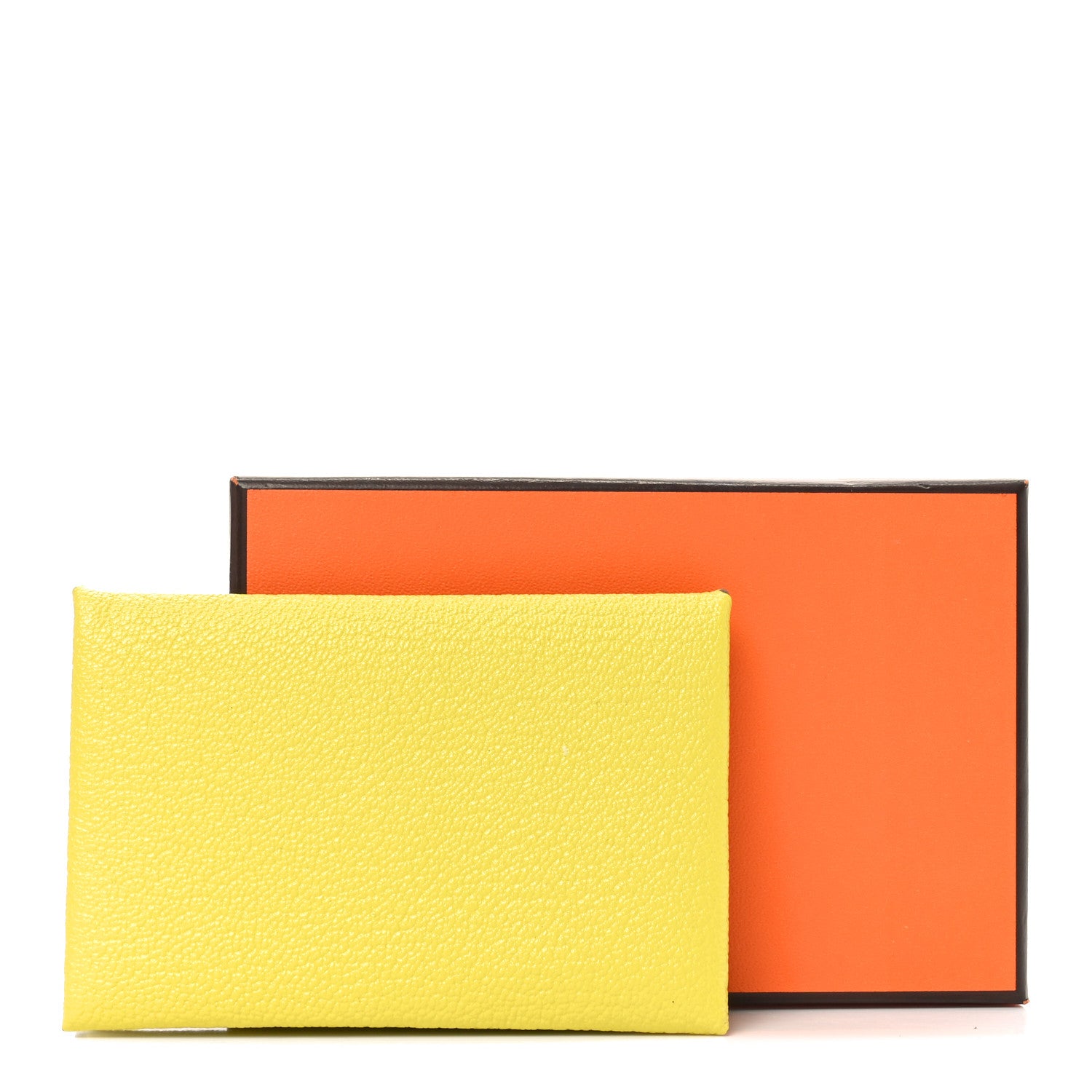 Hermes Chevre Mysore Calvi Card Case Lime 8 of 8