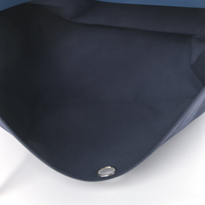 Hermes Toile Vache Hunter Herbag 50 Bleu Marine 6 of 11