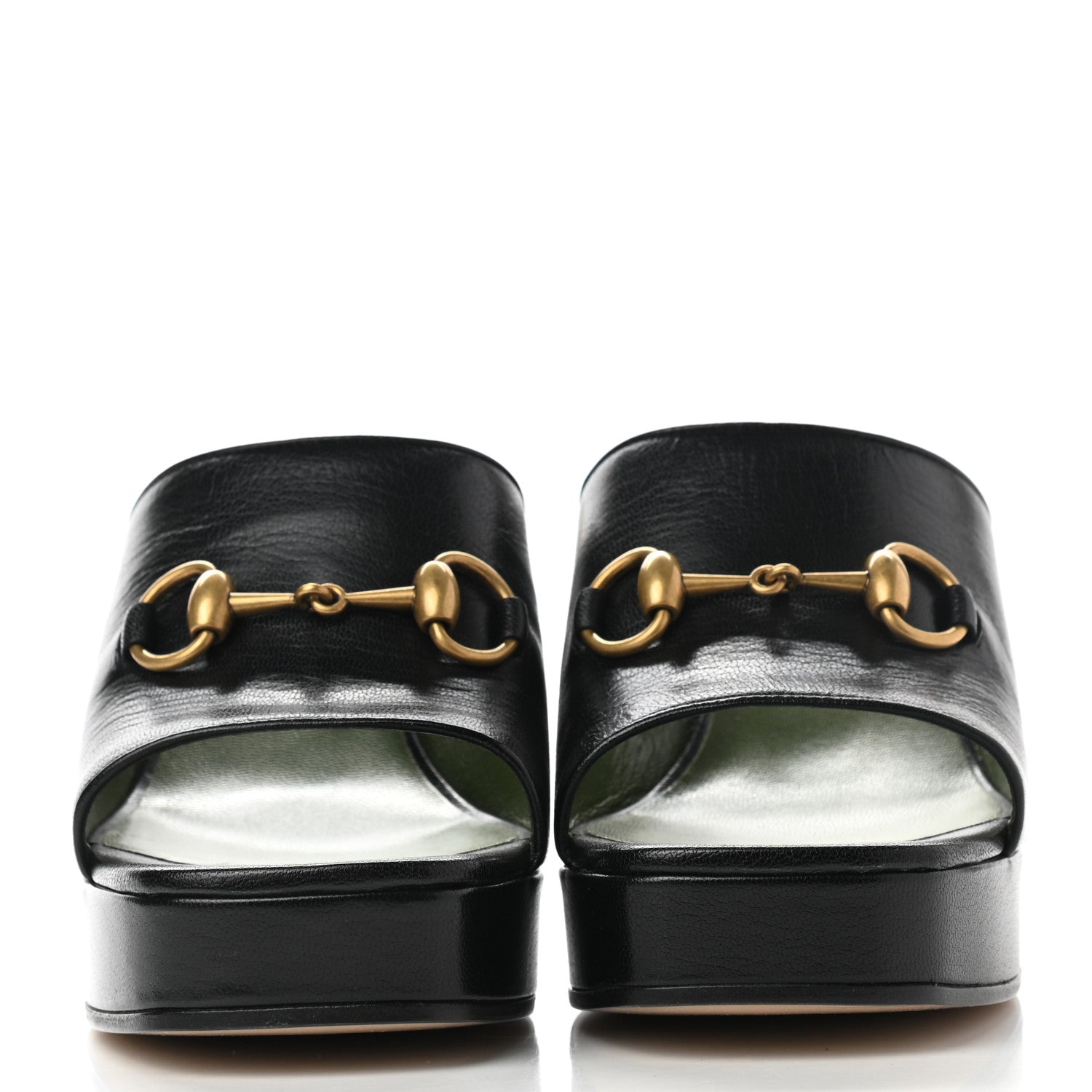 Gucci Granada Kid Houdan Platform Slide Sandals 39 Black 2 of 9