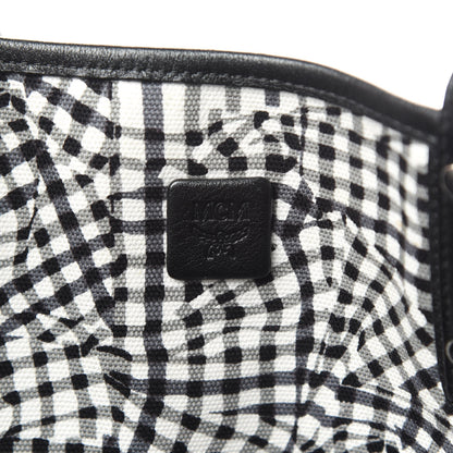 MCM Visetos Medium Project Reversible Shopper Tote Black 9 of 16