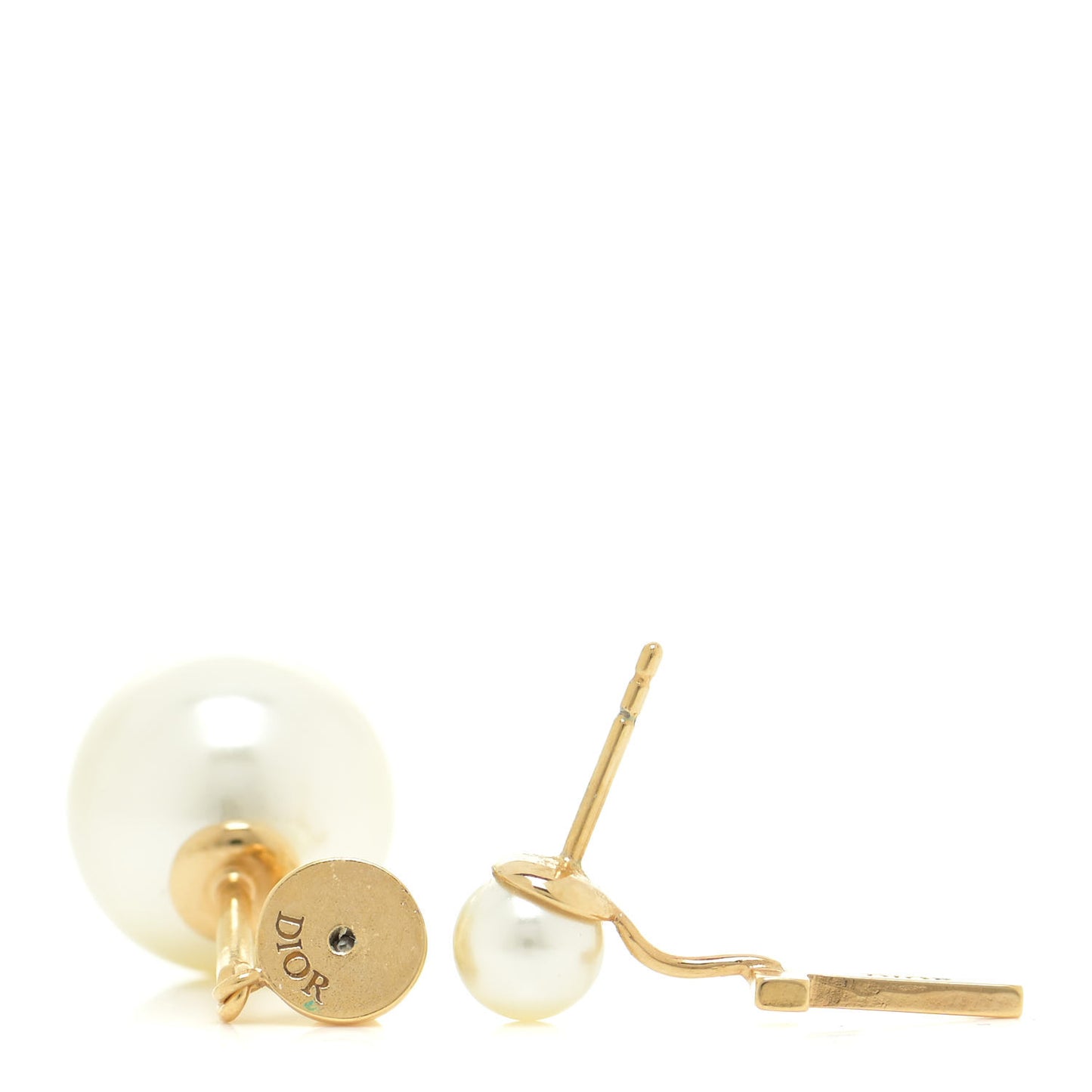 Pearl My ABCDior T Tribale Earring Gold
