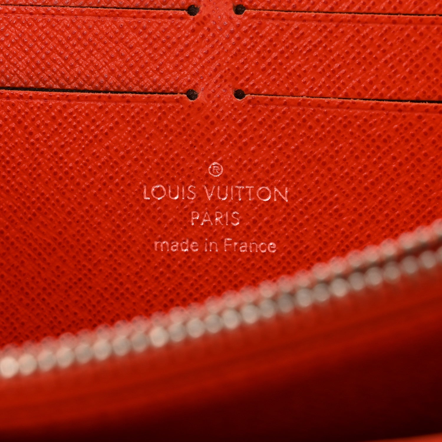 Louis Vuitton Epi Zippy Wallet Piment 6 of 11