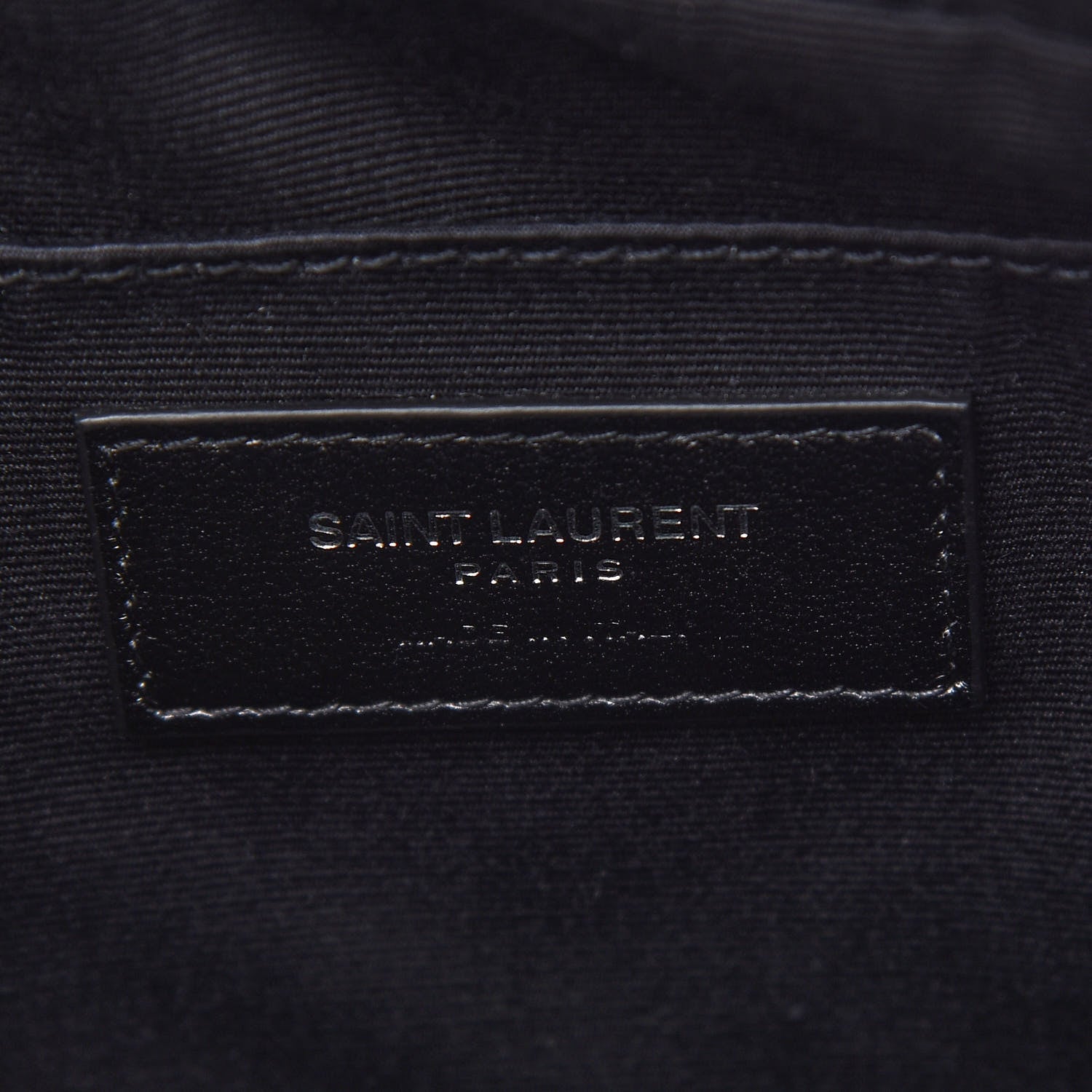 Saint Laurent Metallic Calfskin Matelasse Monogram Lou Camera Bag Silver 5 of 7