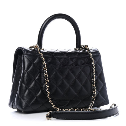 Chanel Caviar Quilted Mini Coco Handle Flap Black 2 of 5