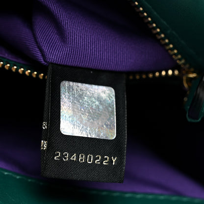 Bulgari Calfskin Serpenti Forever Shoulder Bag Emerald Green 7 of 12