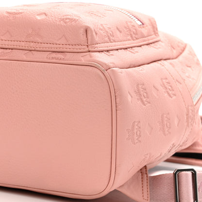 MCM Calfskin Ottomar Monogram Small Backpack Pink 10 of 10