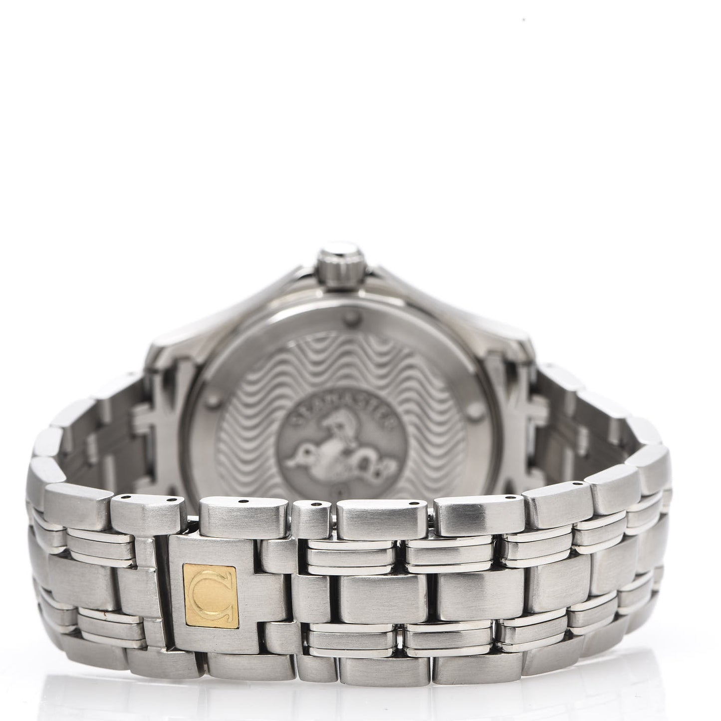 Stainless Steel 36mm Seamaster Quartz Watch Black 2511.52