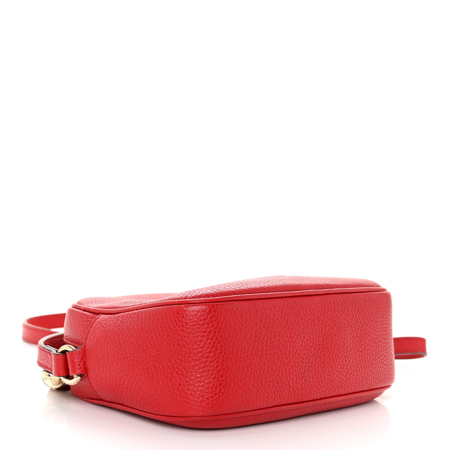 Gucci Pebbled Calfskin Small Soho Disco Bag Tabasco Red 4 of 10