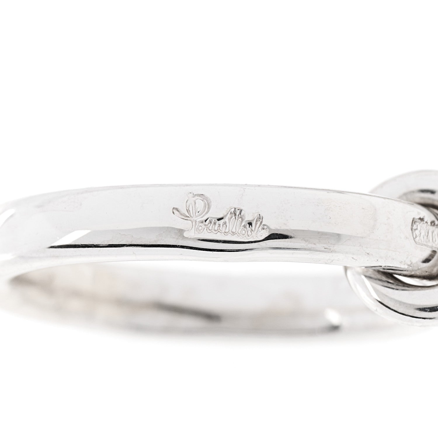 Pomellato 18K White Gold Hat Pendant 4 of 4
