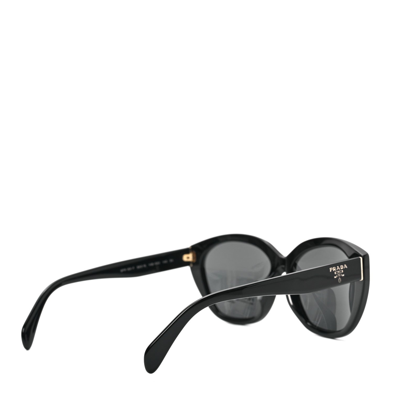 Prada Acetate Sunglasses SPR 16X-F Black 4 of 6
