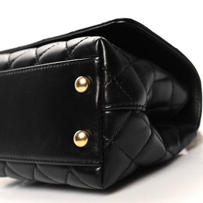 Chanel Calfskin Quilted Extra Mini Coco Handle Flap Black 10 of 11