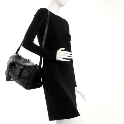 Saint Laurent Smooth Calfskin Classic Duffle 6 Bag Black 2 of 11