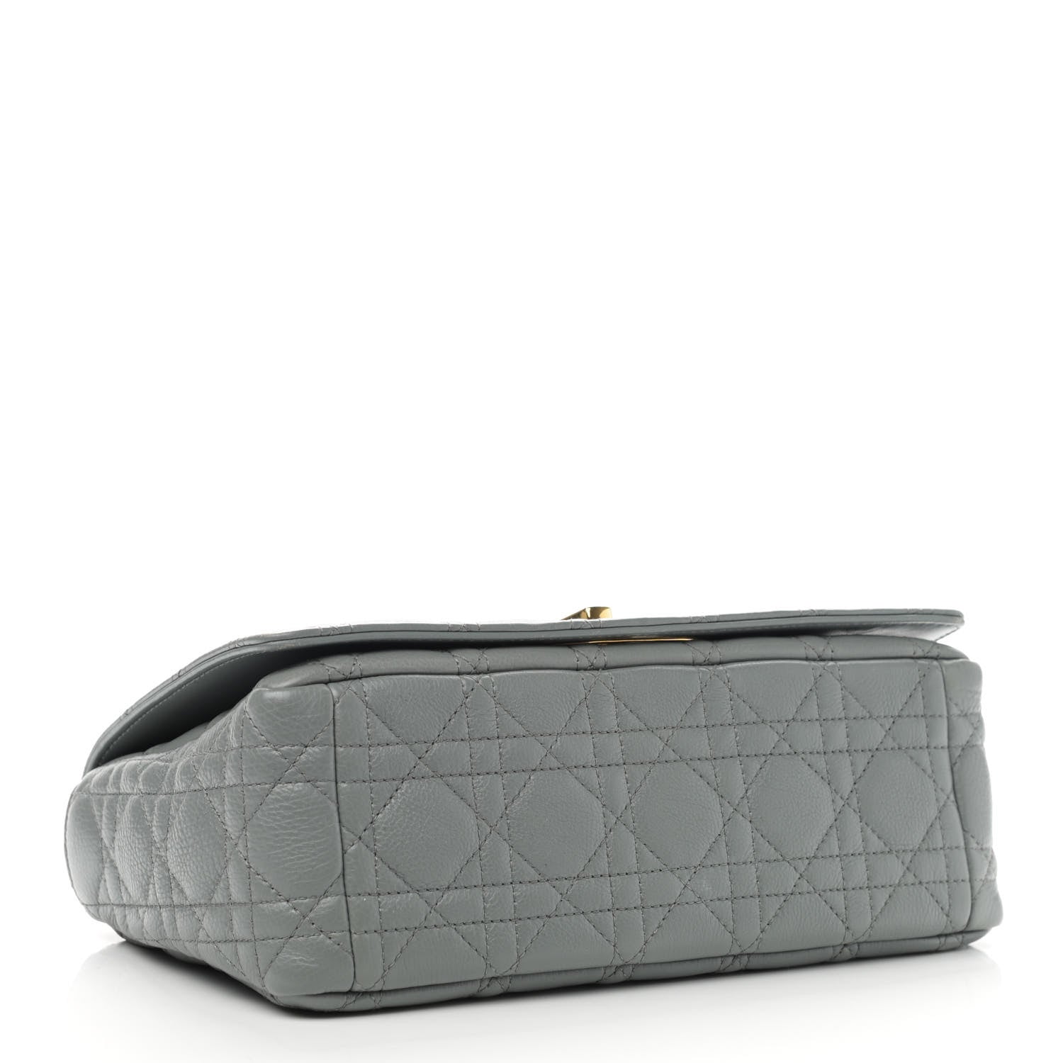 Christian Dior Lambskin Cannage Medium Caro Bag Grey 4 of 10