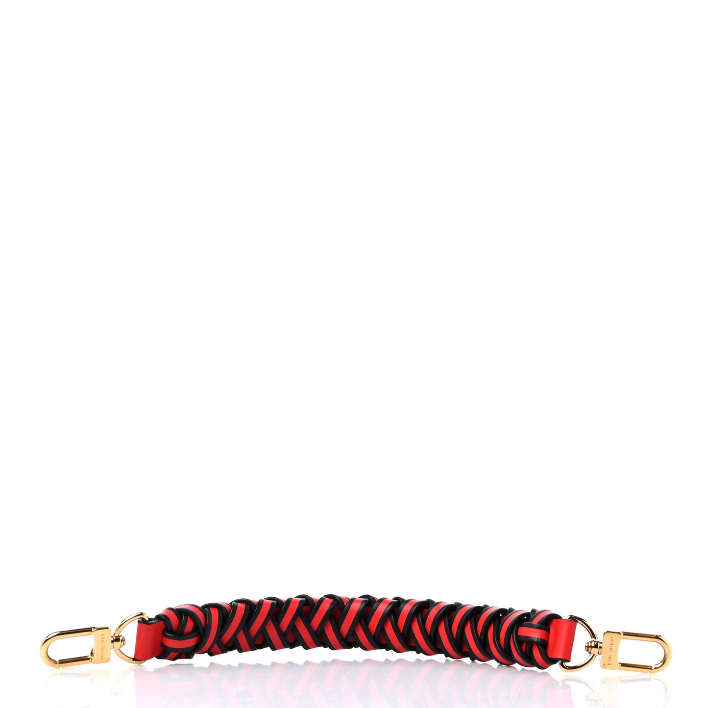 Calfskin Braided Neonoe Mini Strap Coquelicot