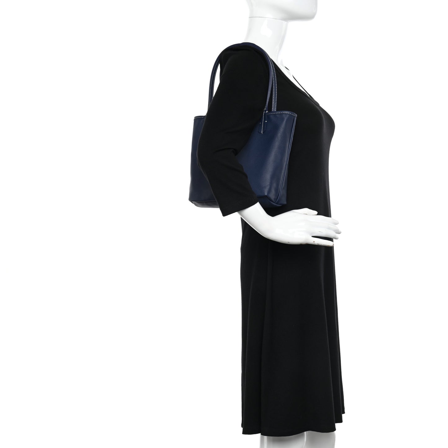 Goyardine Reversible Mini Anjou Navy