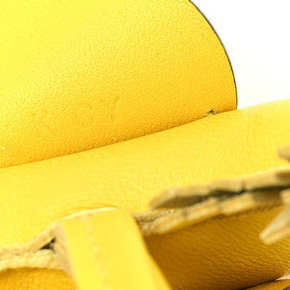 Hermes Milo Lambskin Grigri Rodeo Pegase Horse Bag Charm PM Jaune De Naples 4 of 5