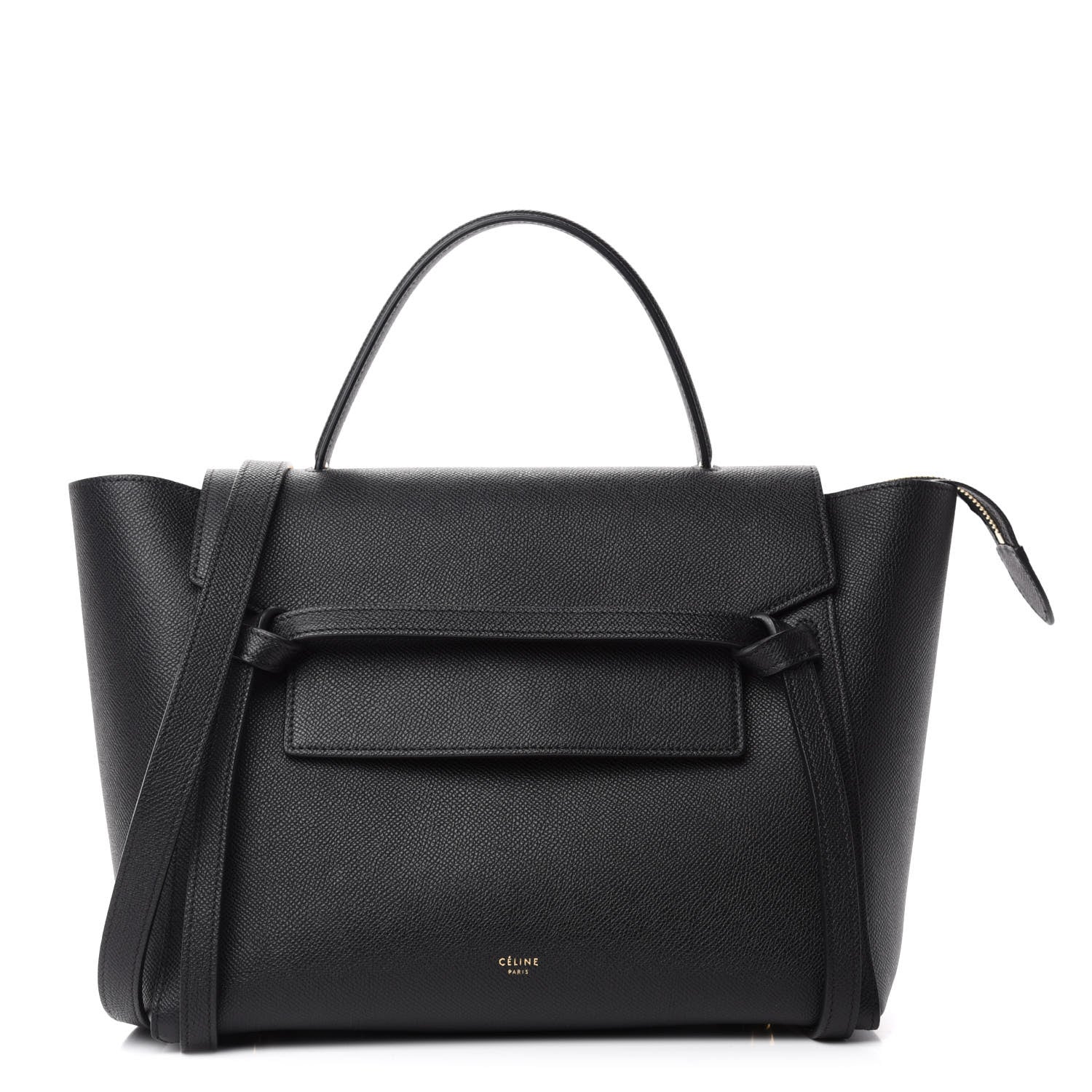 Celine Grained Calfskin Mini Belt Bag Black 1 of 10