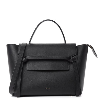 Celine Grained Calfskin Mini Belt Bag Black 1 of 10