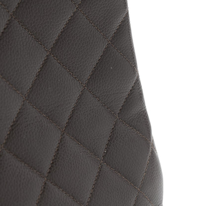 Chanel Caviar Quilted Shopper Tote Dark Brown 12 of 13