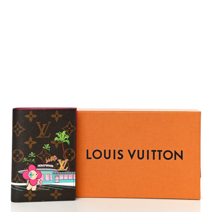 Louis Vuitton Monogram 2021 Christmas Animation Hollywood Passport Cover Fuchsia 10 of 10