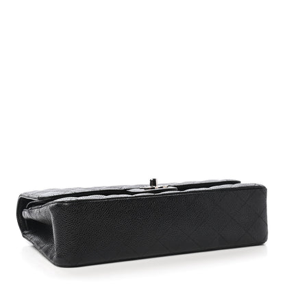 Chanel Caviar Quilted Medium Double Flap Black 7 of 17
