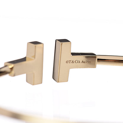 Tiffany 18K Yellow Gold T Wire Bracelet 4 of 4