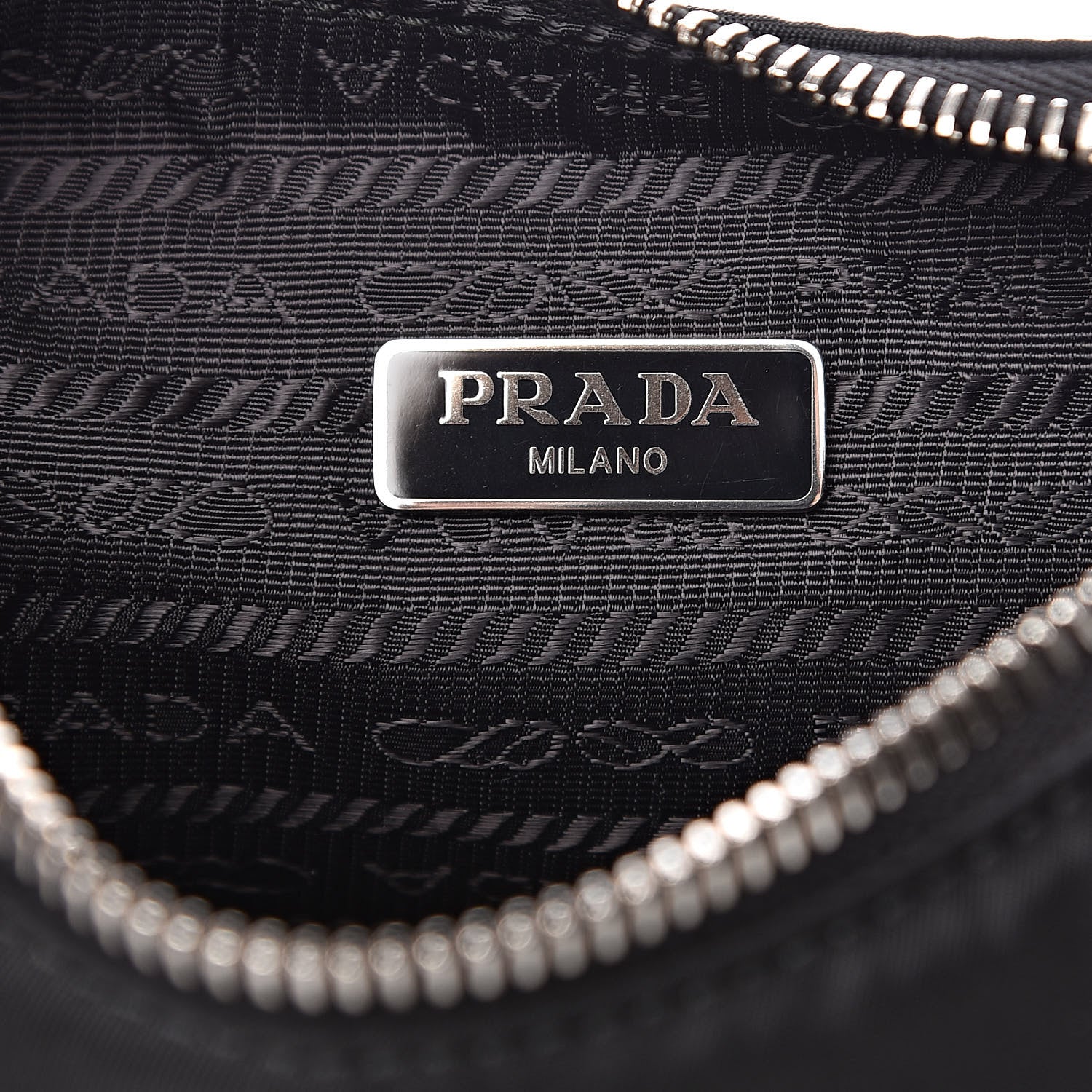 Prada Nylon Re-Edition 2005 Shoulder Bag Black 6 of 9
