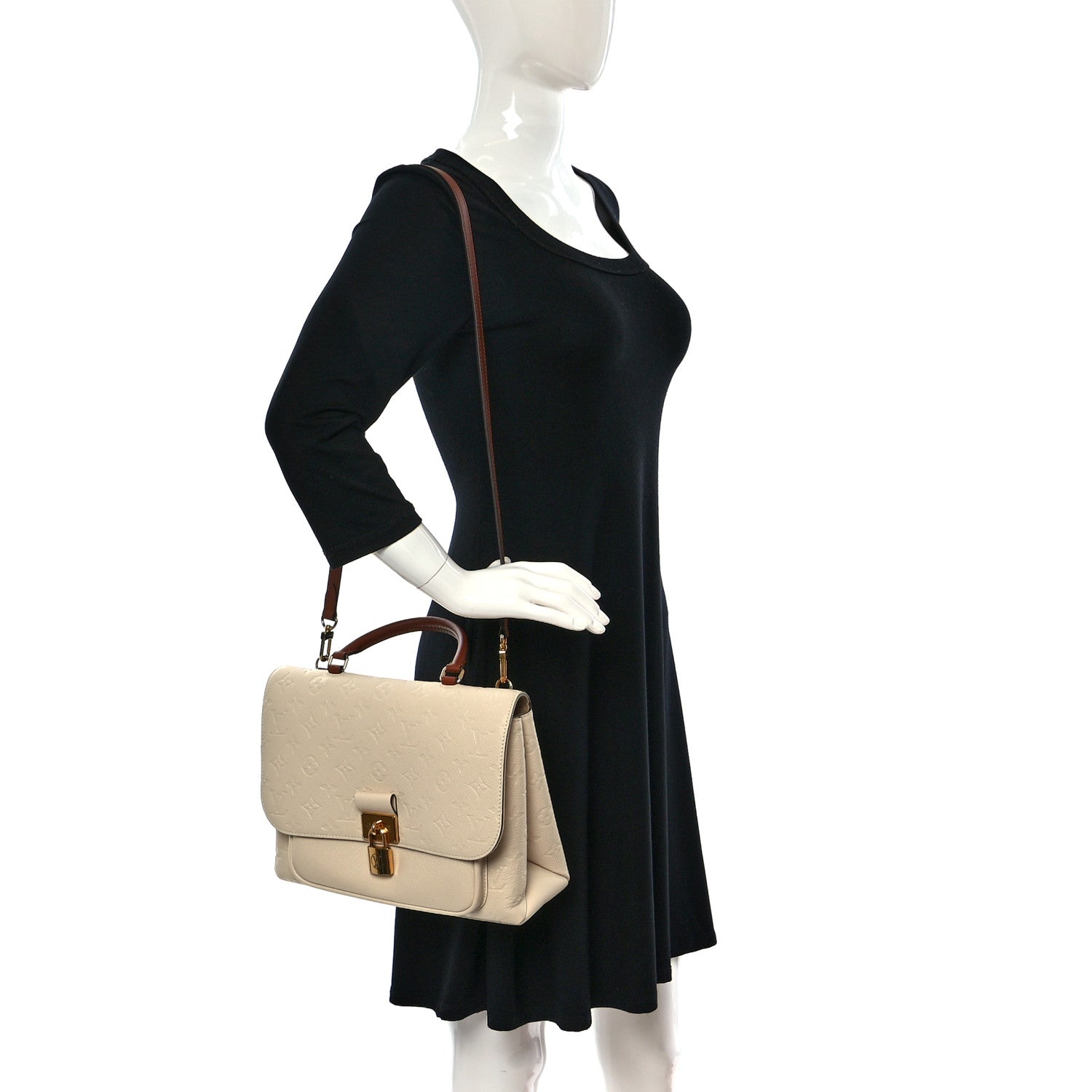 Louis Vuitton Empreinte Marignan Creme Caramel 3 of 8