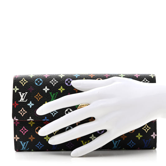 Monogram Multicolor Sarah Wallet Black Grenade