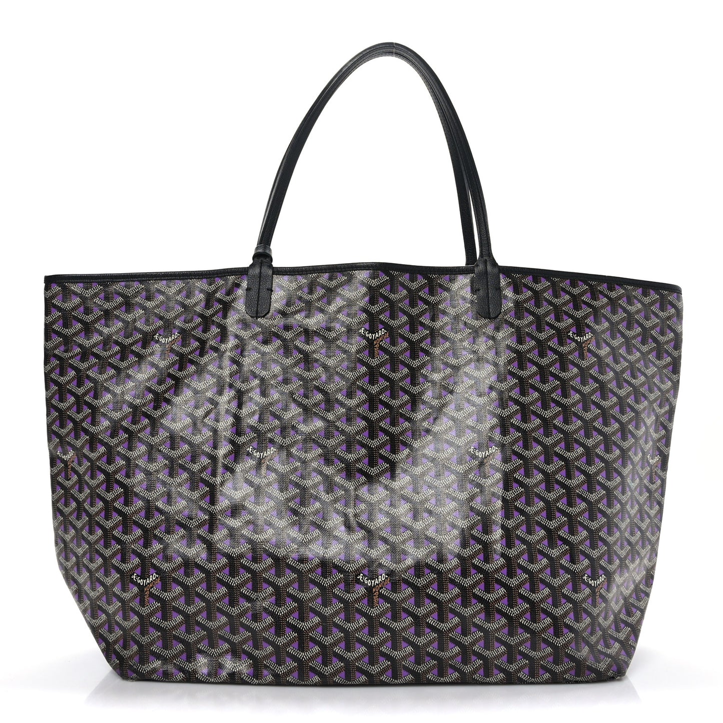 Goyardine Saint Louis Claire Voie GM Black Purple