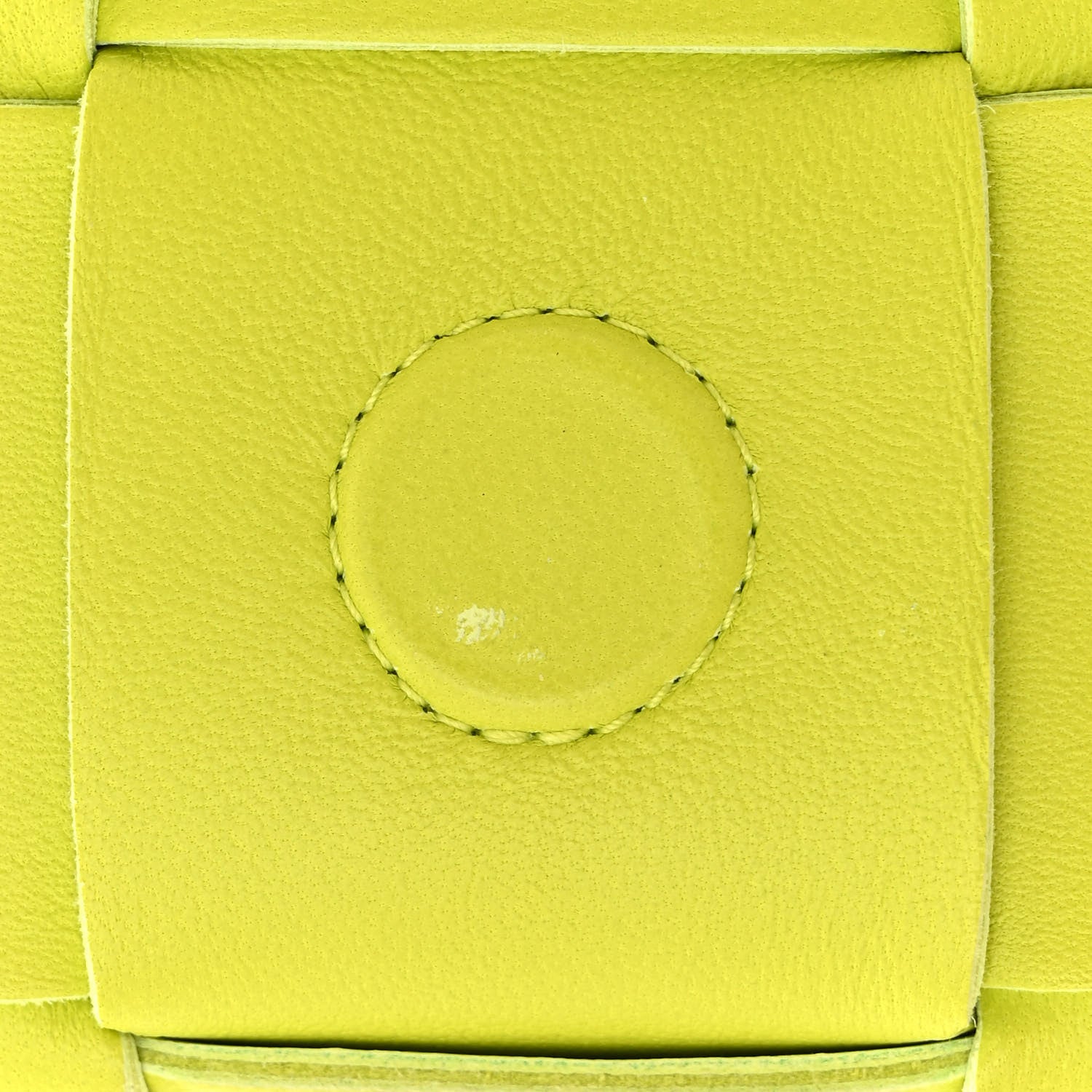 Bottega Veneta Lambskin Maxi Intrecciato Cassette Crossbody Bag Acid Kiwi 11 of 11