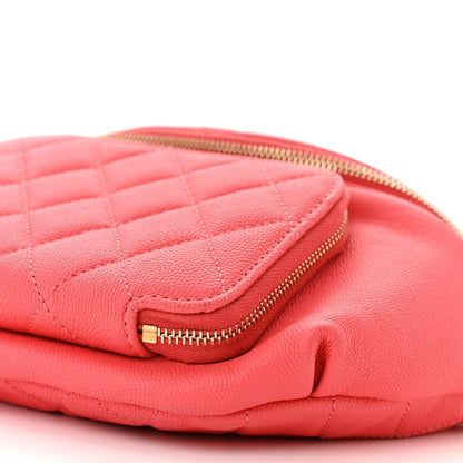 Chanel Caviar Quilted Business Affinity Waist Belt Bag Pink 10 of 10