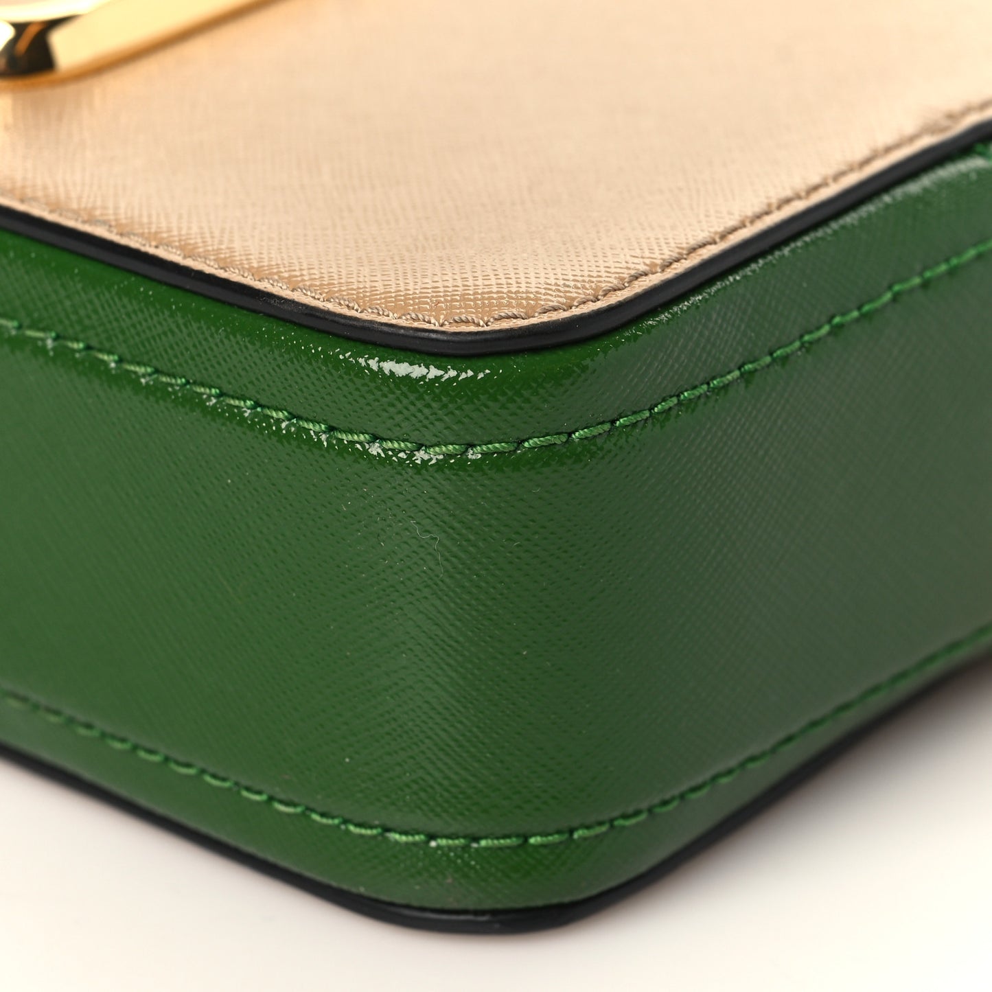 Saffiano Small Snapshot Camera Bag Sand Castle Multicolor