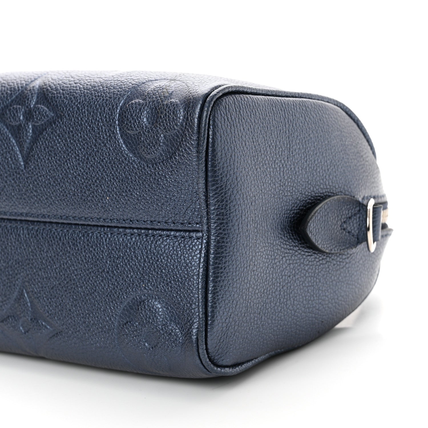 Louis Vuitton Metallic Empreinte Monogram Giant Speedy Bandouliere 20 Navy Nacre 9 of 9