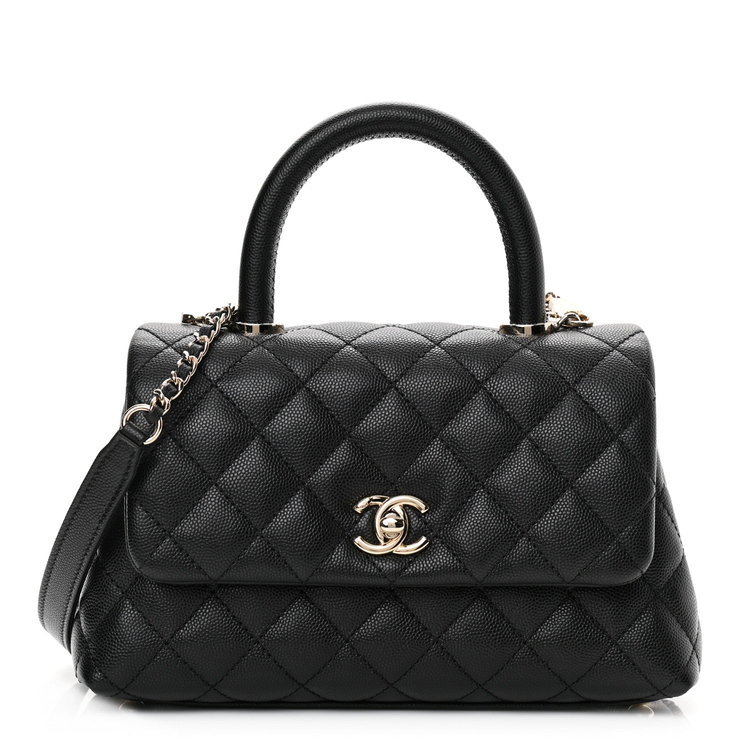 Chanel Caviar Quilted Mini Coco Handle Flap Black 1 of 11