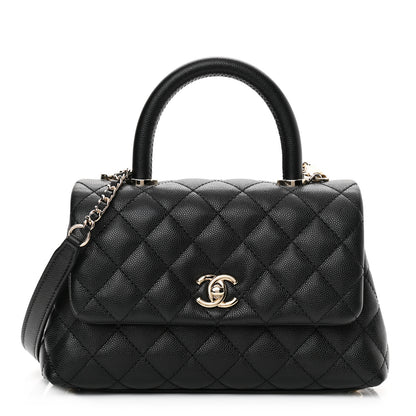Chanel Caviar Quilted Mini Coco Handle Flap Black 1 of 11