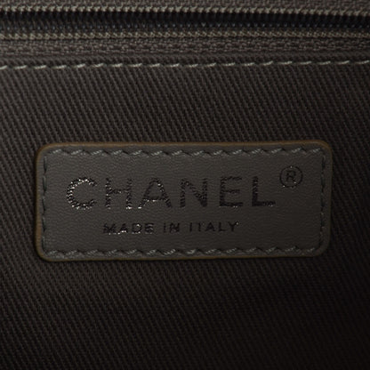 Chanel Canvas Deauville Large Tote Grey 6 of 8